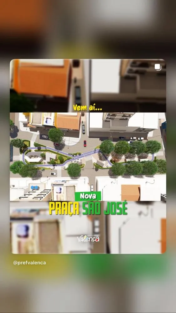 Praça São José será revitalizada e ganhará novos espaços de lazer, esporte e convivência em Guaibim