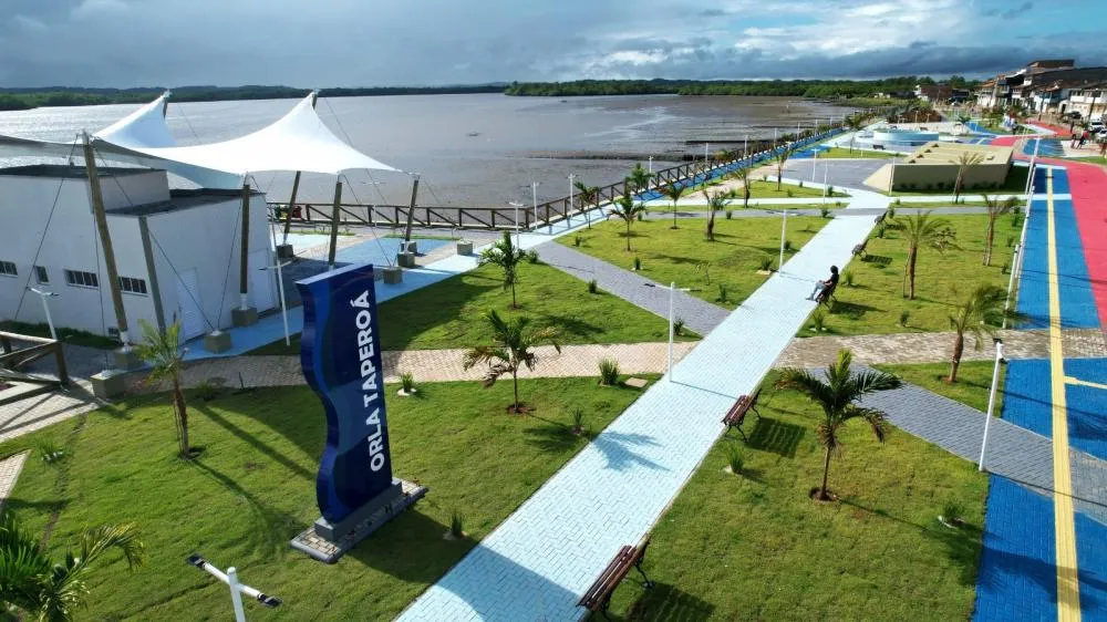 Primeira etapa da requalificação da orla de Taperoá é entregue com foco no turismo e mobilidade