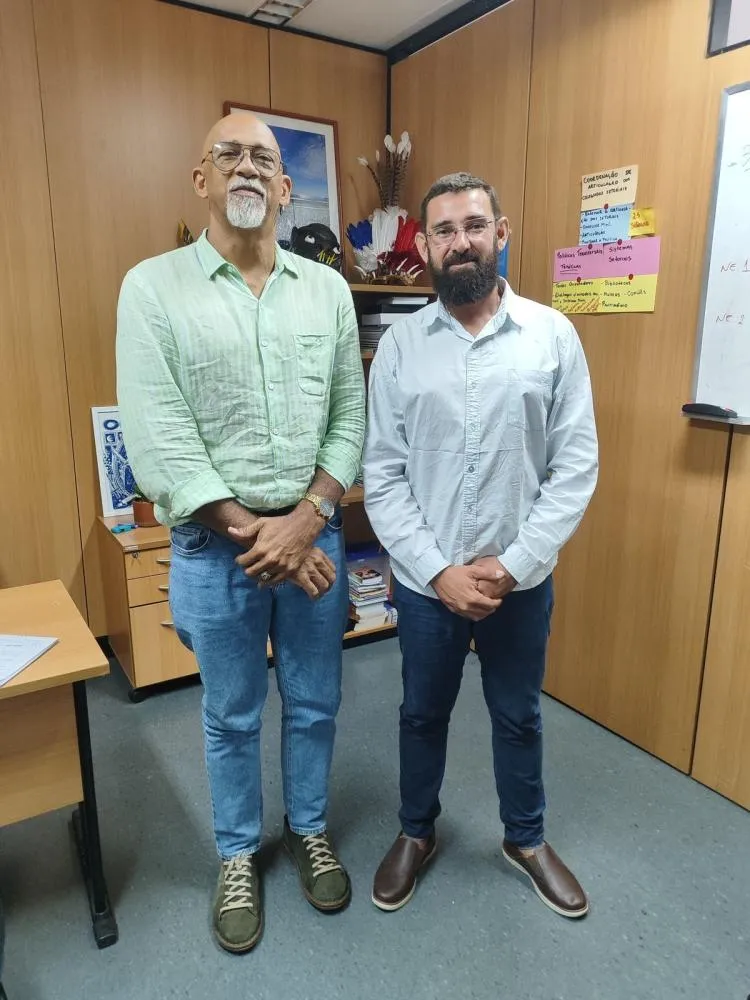Em Brasilia, o  Secretário de Cultura, David Terra, reuniu-se com o Diretor do Sistema Nacional de Cultura, Lindivaldo Júnior, para discutir o Sistema Municipal de Cultura de Valença e o apoio do Ministério da Cultura