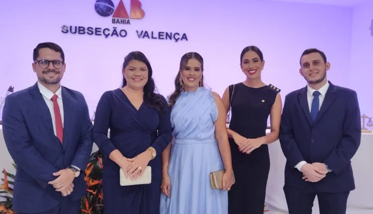 Camila sobral toma posse como presidenta da OAB Valença após 25 anos de comando masculino