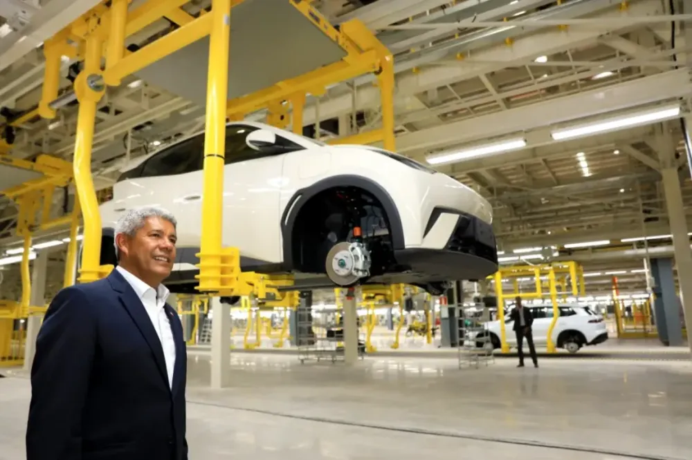 BYD abre 508 vagas de emprego em nova fábrica na Bahia